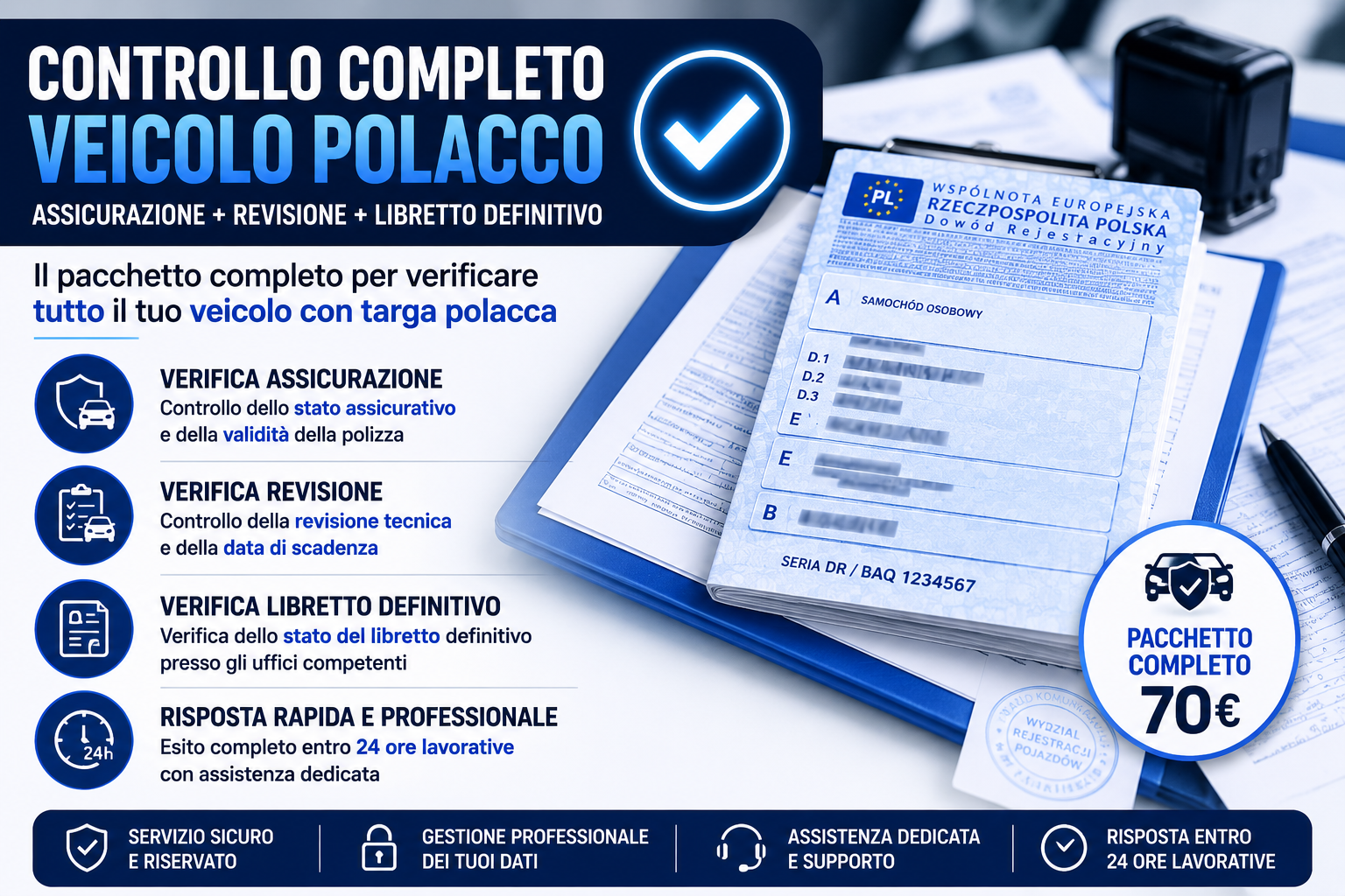 Verifica Completa Libretto, Assicurazione e Revisione